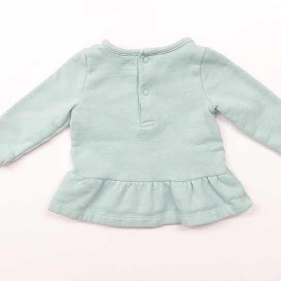 Carter's Little Sister mint long sleeve sweater - Picture 2 of 4